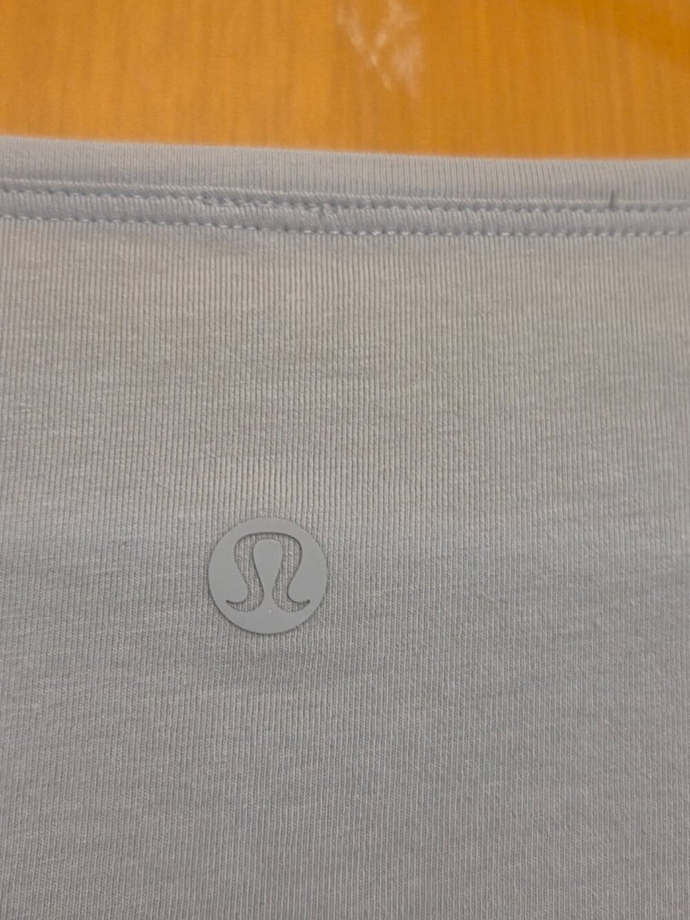 Lululemon Back In Action Organic Cotton Blend T-Shirt Womens 1X 16/18 Pale Blue - Picture 3 of 10
